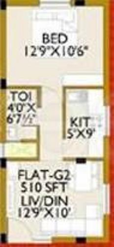 Rahul Balaji Enclave (1BHK+1T (510 sq ft) 510 sq ft)