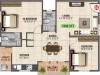 MBM Royale (2BHK+2T (1,098 sq ft) Pooja Room 1098 sq ft)