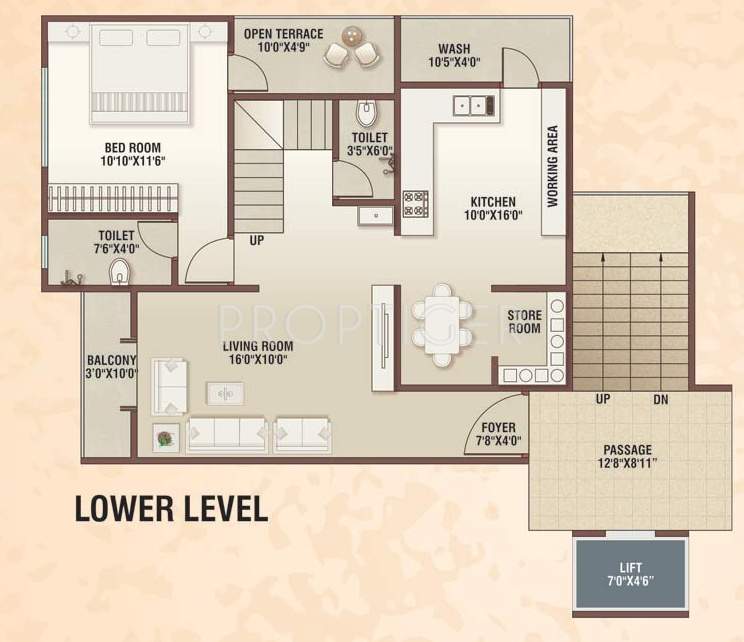Ananta Samruddhi (3BHK+3T (2,110 sq ft) 2110 sq ft)