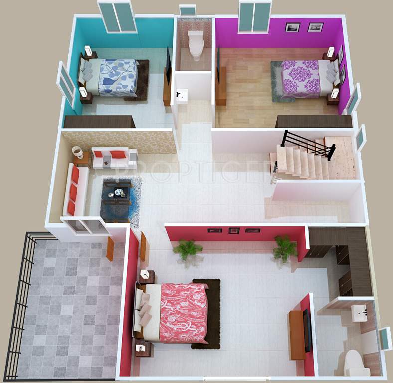 Sankalpa Green Park Villas (4BHK+4T (2,400 sq ft) 2400 sq ft)