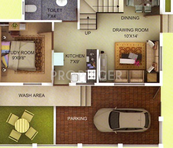 Techops Techops Garden (3BHK+3T (960 sq ft) 960 sq ft) Techops Techops Garden (3BHK+3T (960 sq ft) 960 sq ft)