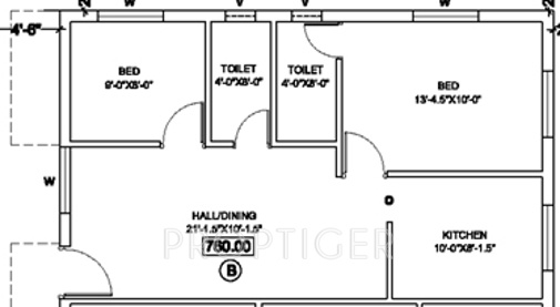 Revathy Urapakkam (2BHK+2T (780 sq ft) 780 sq ft)