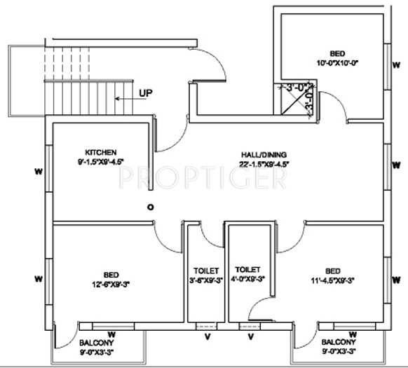 Revathy Urapakkam (3BHK+2T (1,250 sq ft) 1250 sq ft)