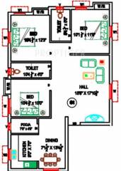 Bhuvaneshwari Champak (3BHK+2T (1,150 sq ft) 1150 sq ft) Bhuvaneshwari Champak (3BHK+2T (1,150 sq ft) 1150 sq ft)