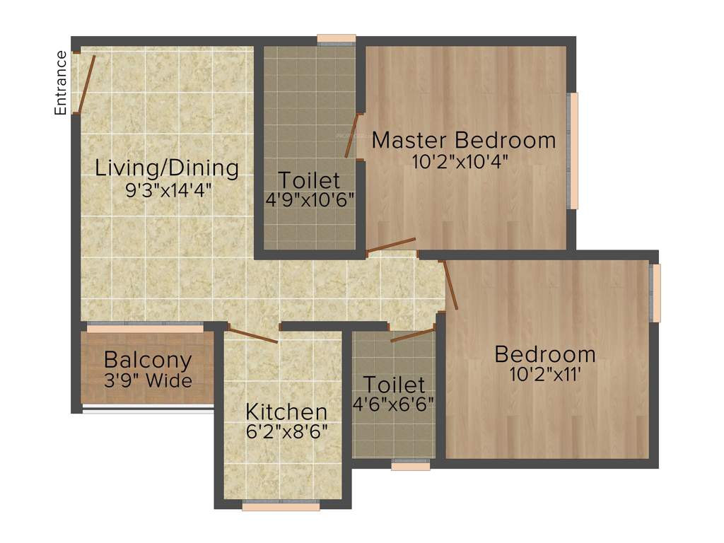 Arrjavv Sonar Kella (2BHK+2T (815 sq ft) 815 sq ft)