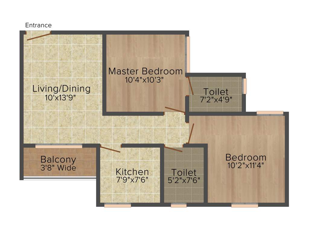 Arrjavv Sonar Kella (2BHK+2T (858 sq ft) 858 sq ft)