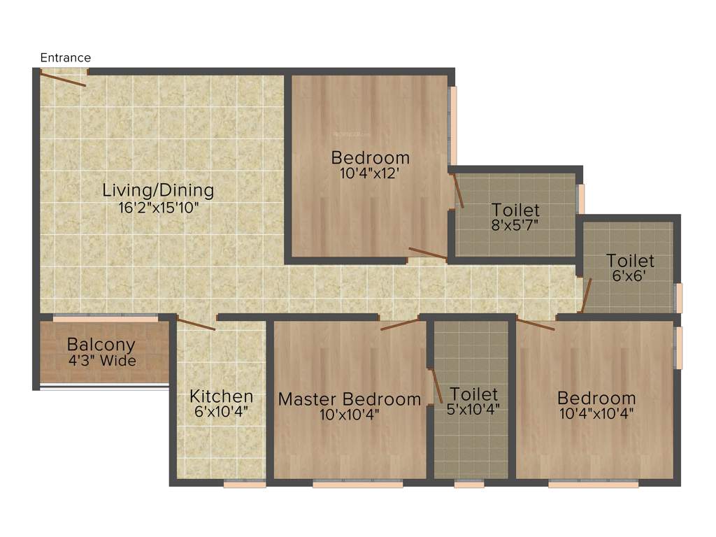 Arrjavv Sonar Kella (3BHK+3T (1,300 sq ft) 1300 sq ft)