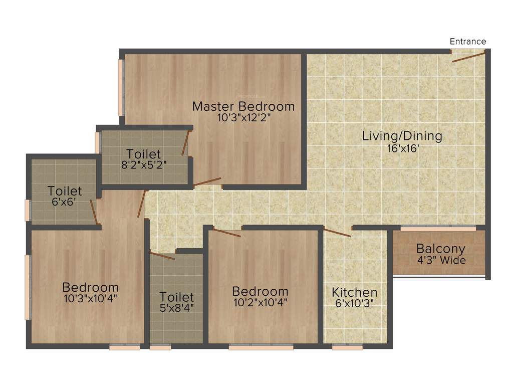 Arrjavv Sonar Kella (3BHK+3T (1,365 sq ft) 1365 sq ft)