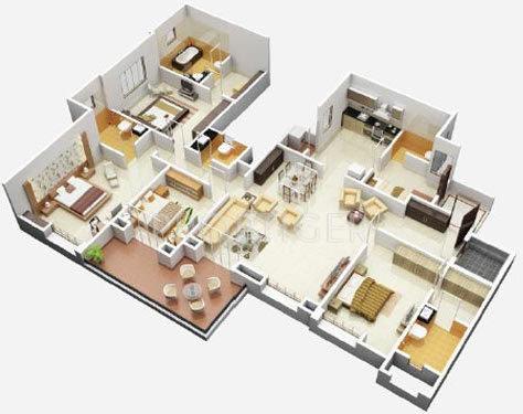 BramhaCorp Suncity (5BHK+5T (2,881 sq ft) 2881 sq ft) BramhaCorp Suncity (5BHK+5T (2,881 sq ft) 2881 sq ft)