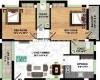 JHL Brown Stone (2BHK+2T (817 sq ft) 817 sq ft)