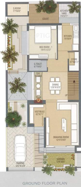 Nanji Akanksha (4BHK+4T (3,321 sq ft)   Servant Room 3321 sq ft)