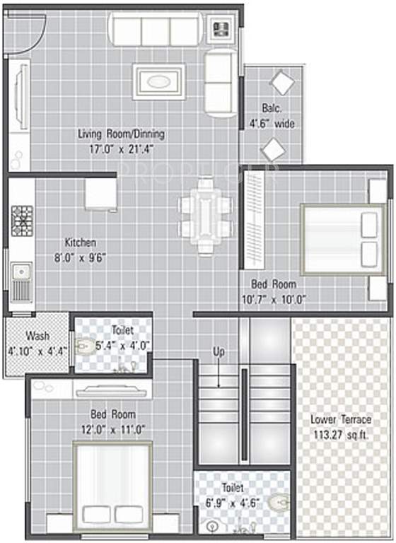 Earth Setu Shells (4BHK+4T (1,650 sq ft) 1650 sq ft)