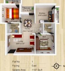 Sree Daksha Vhridhaa Apartment (2BHK+2T (1,147 sq ft) 1147 sq ft) Sree Daksha Vhridhaa Apartment (2BHK+2T (1,147 sq ft) 1147 sq ft)