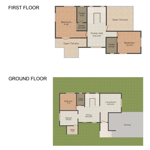 Elysium Casa Del Sol (3BHK+3T (2,250 sq ft) 2250 sq ft)