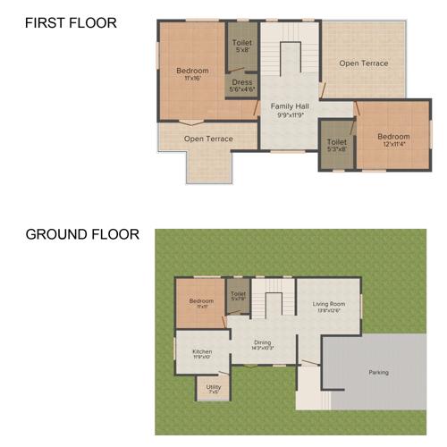 Elysium Casa Del Sol (3BHK+3T (2,400 sq ft) 2400 sq ft)
