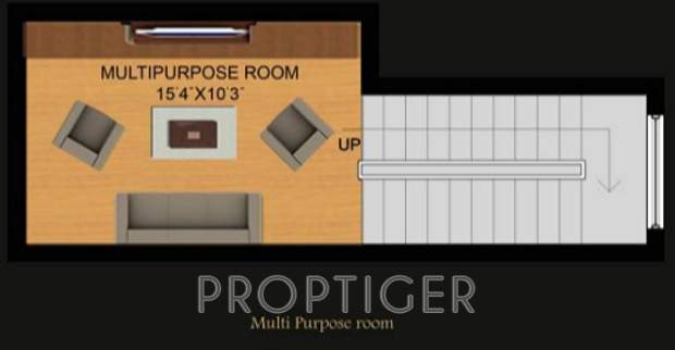 Elysium Gold Crest (3BHK+3T (3,475 sq ft) + Servant Room 3475 sq ft)