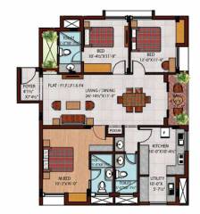 Ravimurugaa Sree Sai Kirupaa (3BHK+3T (1,455 sq ft) 1455 sq ft)