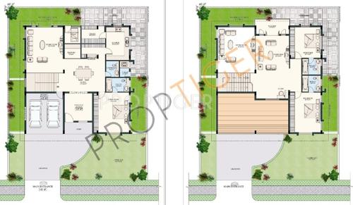  Retreat (3BHK+4T (3,400 sq ft) + Study Room 3400 sq ft)