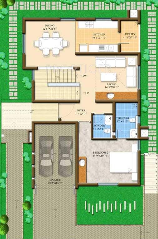 Shriram Serene Villas (4BHK+4T (2,766 sq ft) Servant Room 2766 sq ft)
