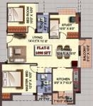 Khurinji Wisteria (2BHK+2T (1,090 sq ft) Study Room 1090 sq ft) Khurinji Wisteria (2BHK+2T (1,090 sq ft) Study Room 1090 sq ft)
