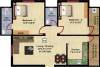 JKB Sri Ashwin (2BHK+2T (911 sq ft) 911 sq ft)