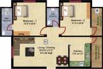JKB Sri Ashwin (2BHK+2T (911 sq ft) 911 sq ft)
