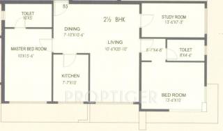 Shivam Imperial Heights (2BHK+2T (1,413 sq ft) 1413 sq ft)