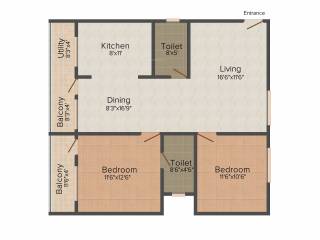 Bhagwan Embassy (2BHK+2T (1,200 sq ft) 1200 sq ft) Bhagwan Embassy (2BHK+2T (1,200 sq ft) 1200 sq ft)