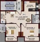 JKB Sri Vedha (2BHK+2T (767 sq ft) 767 sq ft) JKB Sri Vedha (2BHK+2T (767 sq ft) 767 sq ft)