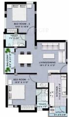 Grid Ambar (2BHK+2T (880 sq ft) 880 sq ft) Grid Ambar (2BHK+2T (880 sq ft) 880 sq ft)
