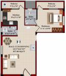 JKB Sri Krupa (1BHK+1T (837 sq ft) 837 sq ft)