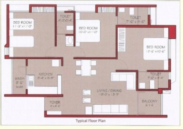  bela residency Floor Plan Floor Plan