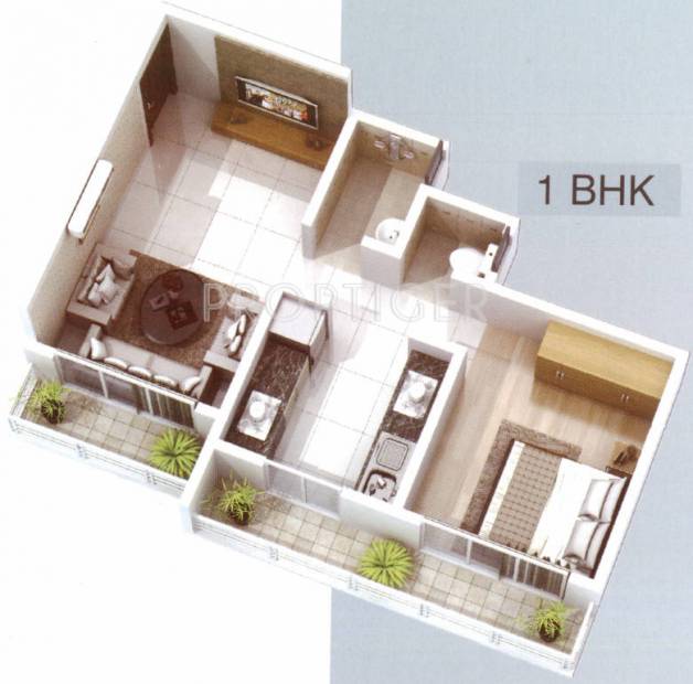 Sugandhi Swastik Residency (1BHK+1T (550 sq ft) 550 sq ft)