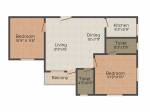 Kaberi Star Greens (2BHK+2T (904 sq ft) 904 sq ft) Kaberi Star Greens (2BHK+2T (904 sq ft) 904 sq ft)