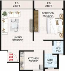 Raj Apartment (1BHK+1T (600 sq ft) 600 sq ft) Raj Apartment (1BHK+1T (600 sq ft) 600 sq ft)