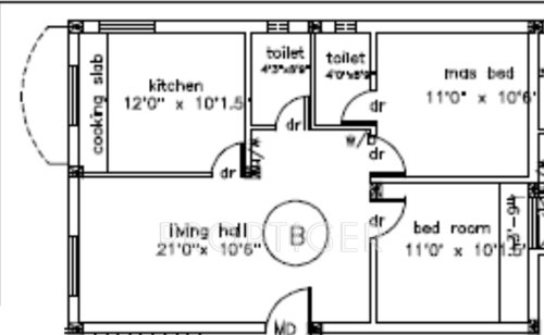 Malainur Manasarover (2BHK+2T (900 sq ft) 900 sq ft)