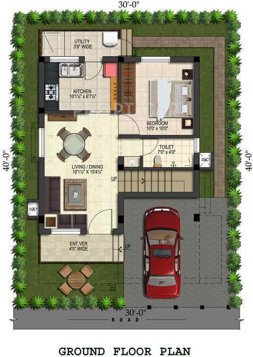 Sree Nivas Gardens (3BHK+3T (1,556 sq ft) 1556 sq ft)