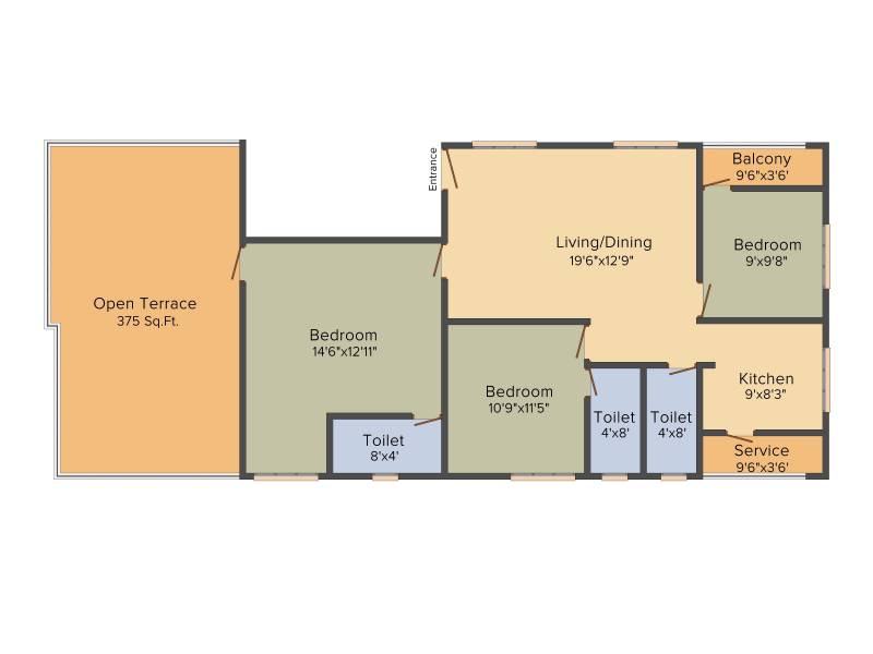 Naveen Jegetha Homes (3BHK+3T (1,279 sq ft) 1279 sq ft)