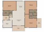 Gem Ascentia (3BHK+3T (2,055 sq ft)   Pooja Room 2055 sq ft)