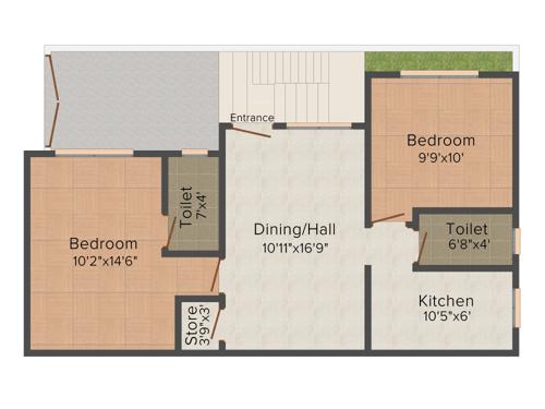 Right Pranav Orchid (2BHK+2T (895 sq ft) Pooja Room 895 sq ft) Right Pranav Orchid (2BHK+2T (895 sq ft) Pooja Room 895 sq ft)