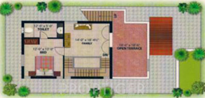 Engineers Park City Phase II (2BHK+2T (1,589 sq ft) 1589 sq ft)