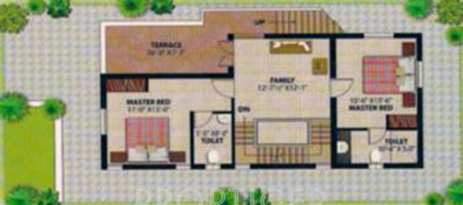Engineers Park City Phase II (3BHK+3T (1,836 sq ft) 1836 sq ft)