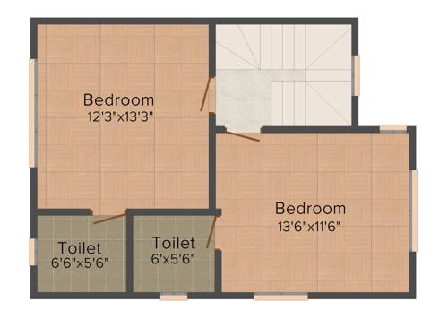Shree Radha Jaldeep Entice (3BHK+4T (2,160 sq ft) 2160 sq ft)
