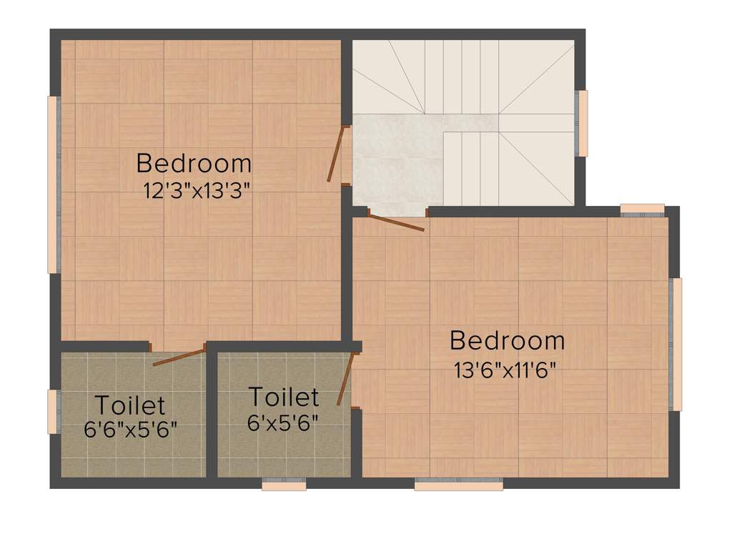 Shree Radha Jaldeep Entice (3BHK+4T (2,160 sq ft) 2160 sq ft)