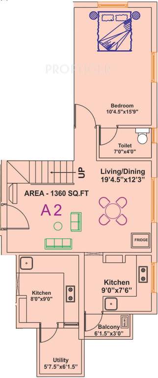 SSB Navarathna (3BHK+3T (1,360 sq ft) 1360 sq ft)