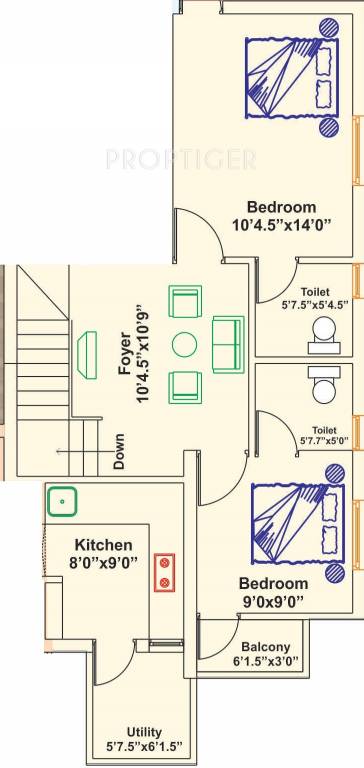 SSB Navarathna (3BHK+3T (1,360 sq ft) 1360 sq ft) SSB Navarathna (3BHK+3T (1,360 sq ft) 1360 sq ft)