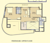 solitairian-city Floor Plan Upper Level Penthouse Plan