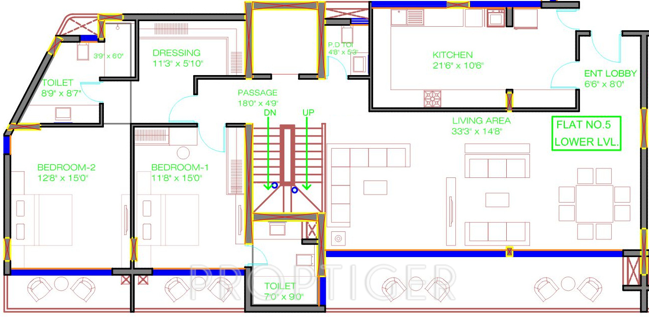Caladium The Crest (5BHK+6T (4,773 sq ft) 4773 sq ft)