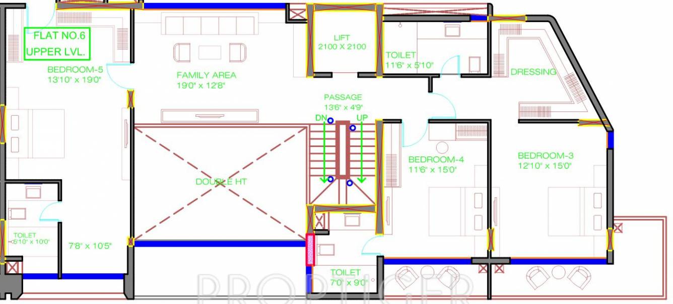Caladium The Crest (5BHK+6T (4,204 sq ft) 4204 sq ft) Caladium The Crest (5BHK+6T (4,204 sq ft) 4204 sq ft)