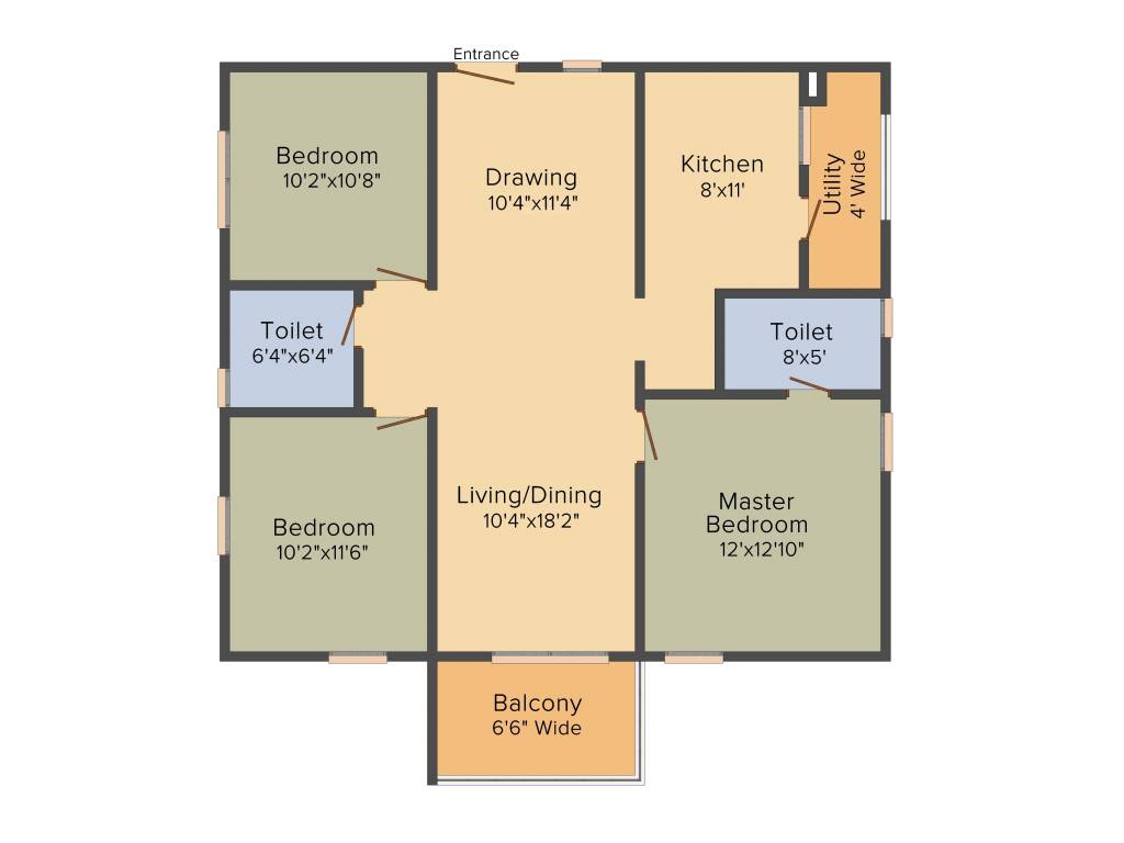 Alekhya Earth Song (3BHK+3T (1,615 sq ft) 1615 sq ft) Alekhya Earth Song (3BHK+3T (1,615 sq ft) 1615 sq ft)